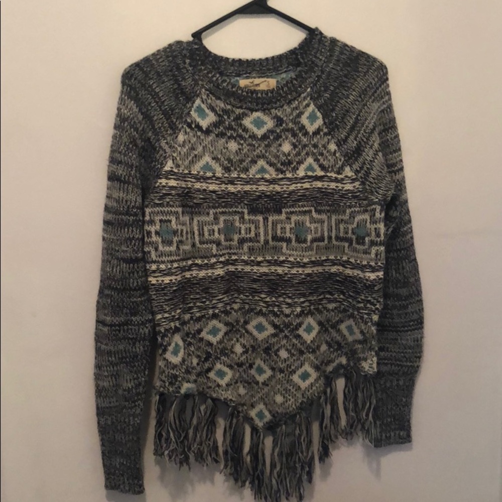 Tribal Fringe Sweater BOGO ITEM